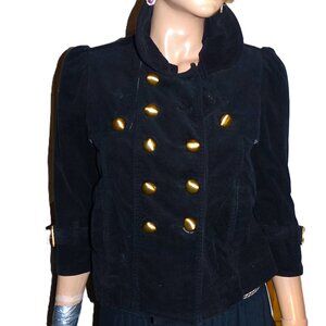 Juicy Couture Black Corduroy Jacket S